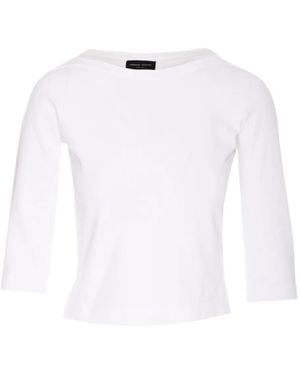 Roberto Collina Boat-Neck T-Shirt - White