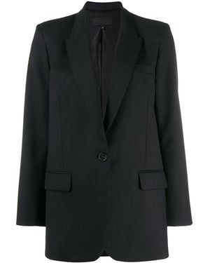 Nili Lotan Single-Breasted Blazer - Black