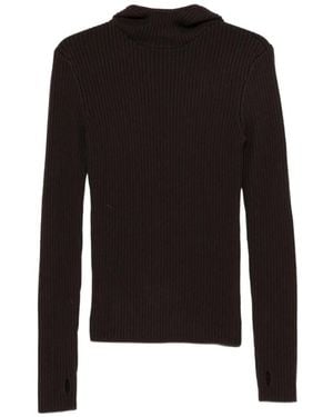 Frankie Shop Jersey De Canalé - Negro