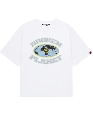 BROKEN PLANET Sweat Grid - Blanc