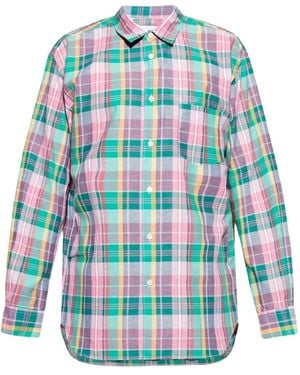 Comme des Garçons Checked shirt - Azul