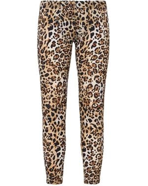 DSquared² Animal-Print Leggins - Brown