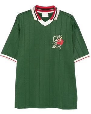 Drole de Monsieur D Hibiscus T-Shirt - Green