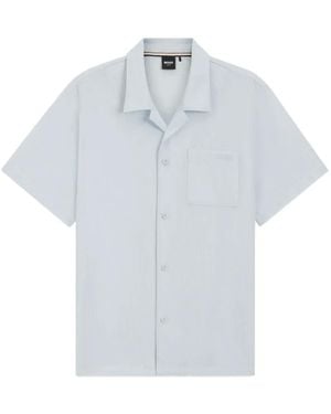BOSS Camicia A Maniche Corte - Grigio