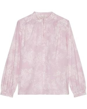 Marc O' Polo Blusa A Fiori - Rosa