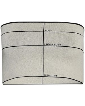 Vetements Gestricktes Oberteil - Mettallic