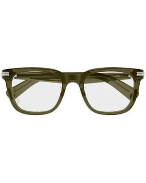 Cartier Bril Met Vierkant Montuur - Zwart