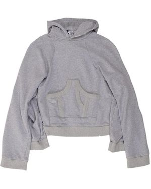 Natasha Zinko Restriction レイヤード パーカー - グレー