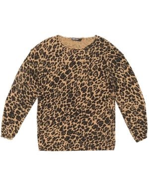 Bimba Y Lola Trui Met Dierenprint - Bruin