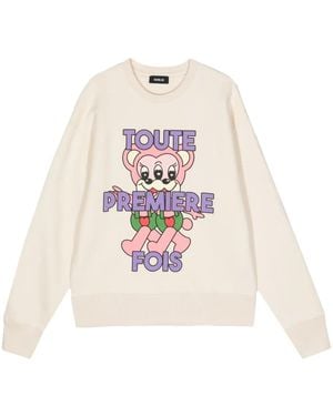 Egonlab Sudadera Con Estampado Gráfico - Blanco