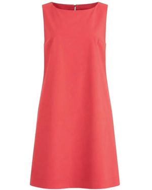Cinque Sleeveless Boat-Neck Mini Dress - Red