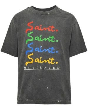 SAINT Mxxxxxx Short-Sleeve T-Shirt - Grey
