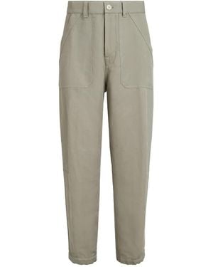 Brunello Cucinelli Hose Mit Aufgesetzten Taschen - Grau