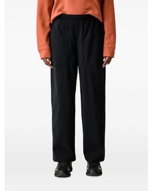 Columbia Elasticated-Waistband Straight-Leg Pants - Black