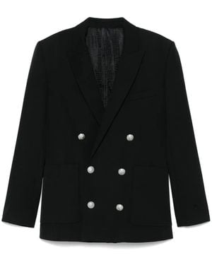 Balmain Double-Breasted Blazer - Black