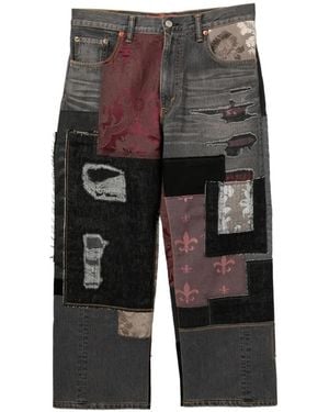 Junya Watanabe X Levi's Patchwork Jeans - Grey
