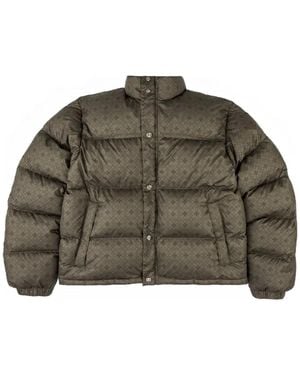 Chrome Hearts Monogram-Print Puffer Jacket - Green
