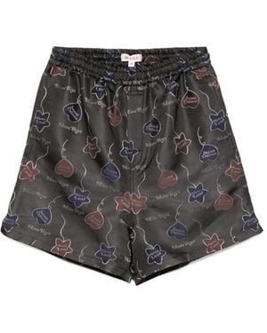 MASU Falling Balloon Boxing Shorts - Gray