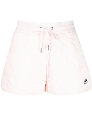 Moose Knuckles Pantalones cortos acolchados - Rosa