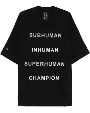 Rick Owens X Champion X Champion Tシャツ - ブラック