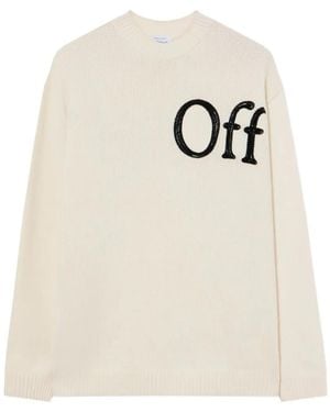 Off-White c/o Virgil Abloh Jersey Bookish Con Parche Del Logo - Blanco