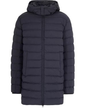 Colmar Gewatteerde Jas Met Capuchon - Blauw