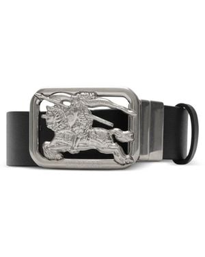 Burberry Reversible Leather Rider Belt​ - Grey