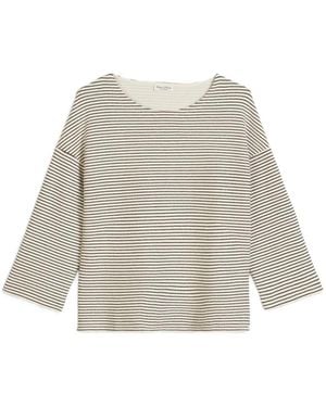 Marc O' Polo Striped T-Shirt - White