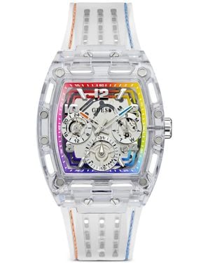Guess Reloj Phoenix De 42 Mm - Blanco