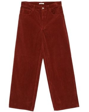 AURALEE Corduroy Trousers - Red