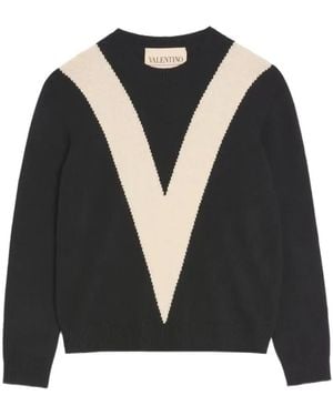 Valentino Garavani Pull En Laine - Black