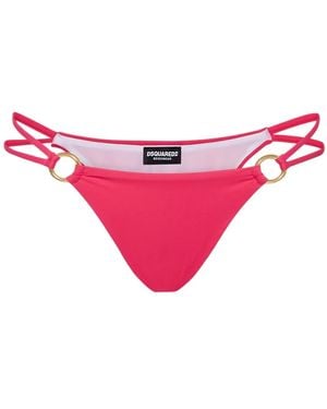 DSquared² Bragas de bikini con aberturas - Rosa