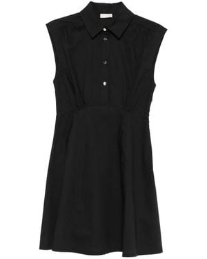 Liu Jo Short Poplin Dress - Black
