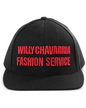 Willy Chavarria Embroidery Cap - Red