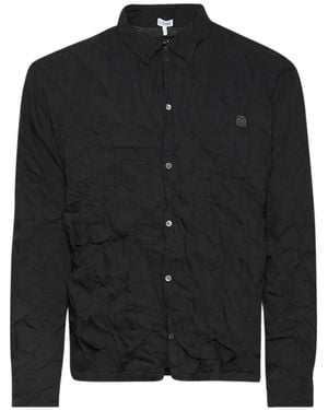 Loewe Hybrid Buttoned Shirt - Black