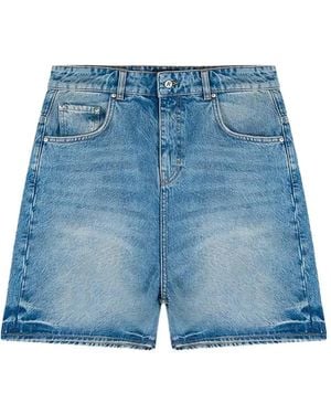 Represent R10T Tailored Denim Shorts - Blue