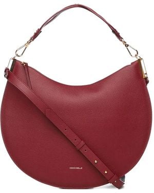 Coccinelle ジップ ショルダーバッグ - レッド