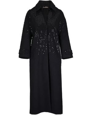 Dorothee Schumacher Manteau Long À Ornements - Noir