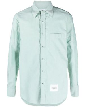Thom Browne アームバンドディテール シャツ - ブルー