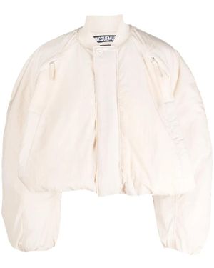 Jacquemus Le Bomber Bahia Jacket - Natural