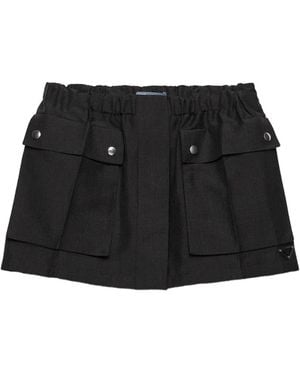 Prada Mohair Miniskirt - Black