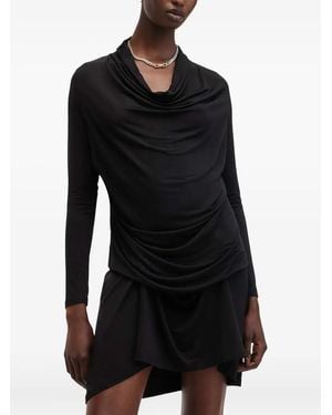 AllSaints Amei Kleid - Schwarz