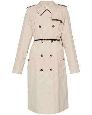 Givenchy ダブルブレスト トレンチコート - ナチュラル