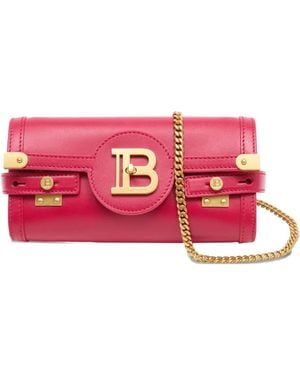 Balmain 23 B-buzz Shoulder Bag - Red