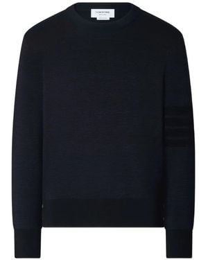 Thom Browne Sudadera Con Motivo 4-Bar - Azul