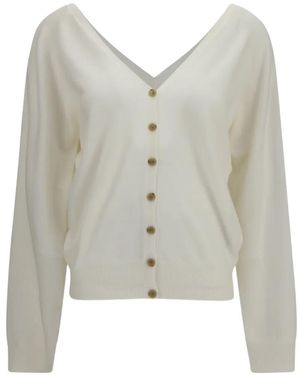 Lisa Yang Jiani V-Neck Cardigan - White