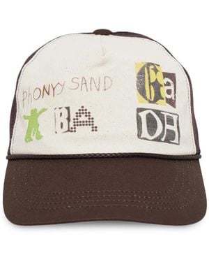 OPEN YY Casquette À Imprimé Graphique - Brown