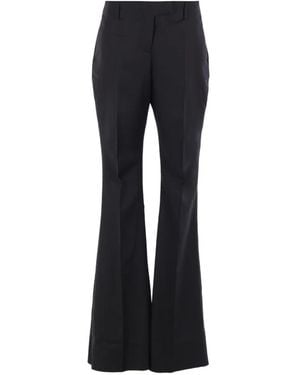 MATIERES FECALES Flared Tailored Pants - Black