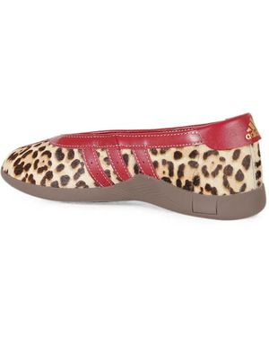 adidas Mei Taekwondo Leopard-Print Lace-Up Sneakers - Blanc