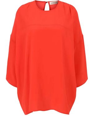 Lanvin Silk Blouse - Red
